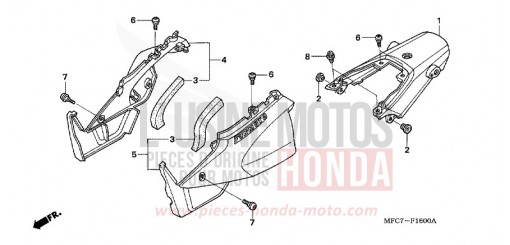 COUVERCLE LATERAL FMX6505 de 2005